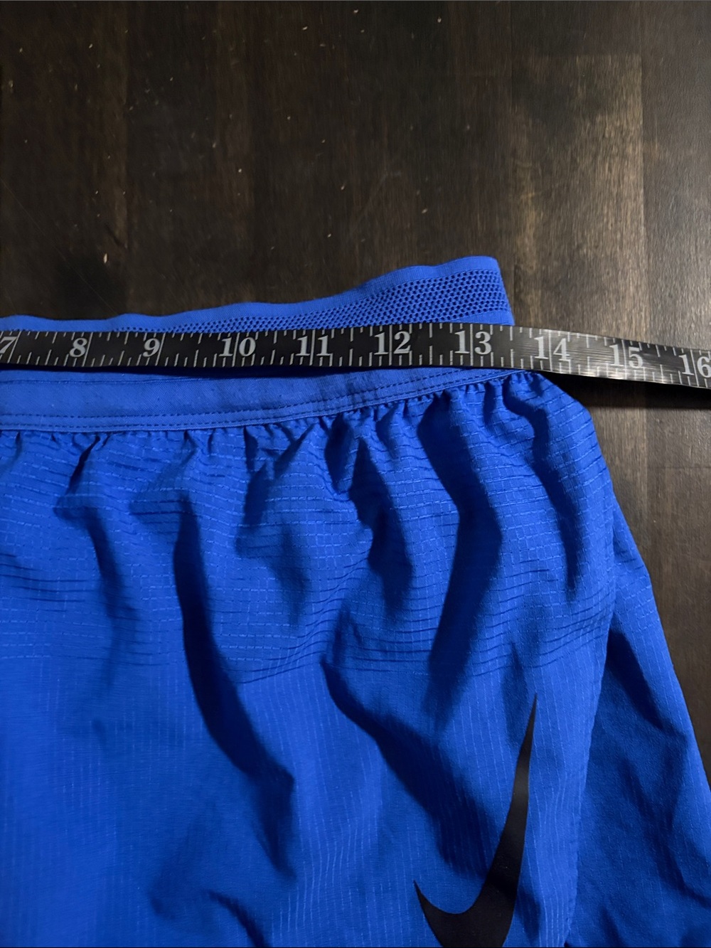 Nike Blue Aeroswift Racing Running Shorts Size Medium Marathon Runner - Picture 6 of 7
